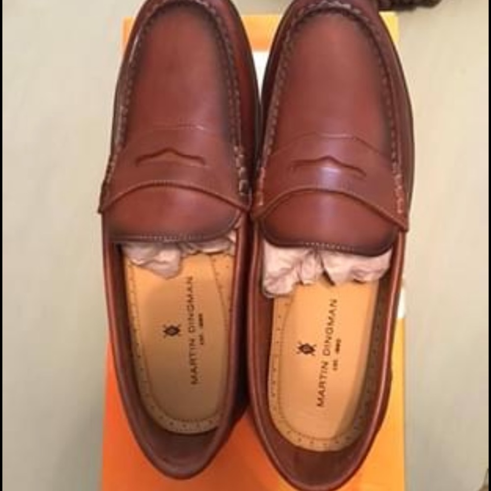 Martin Dingman Penny Loafers